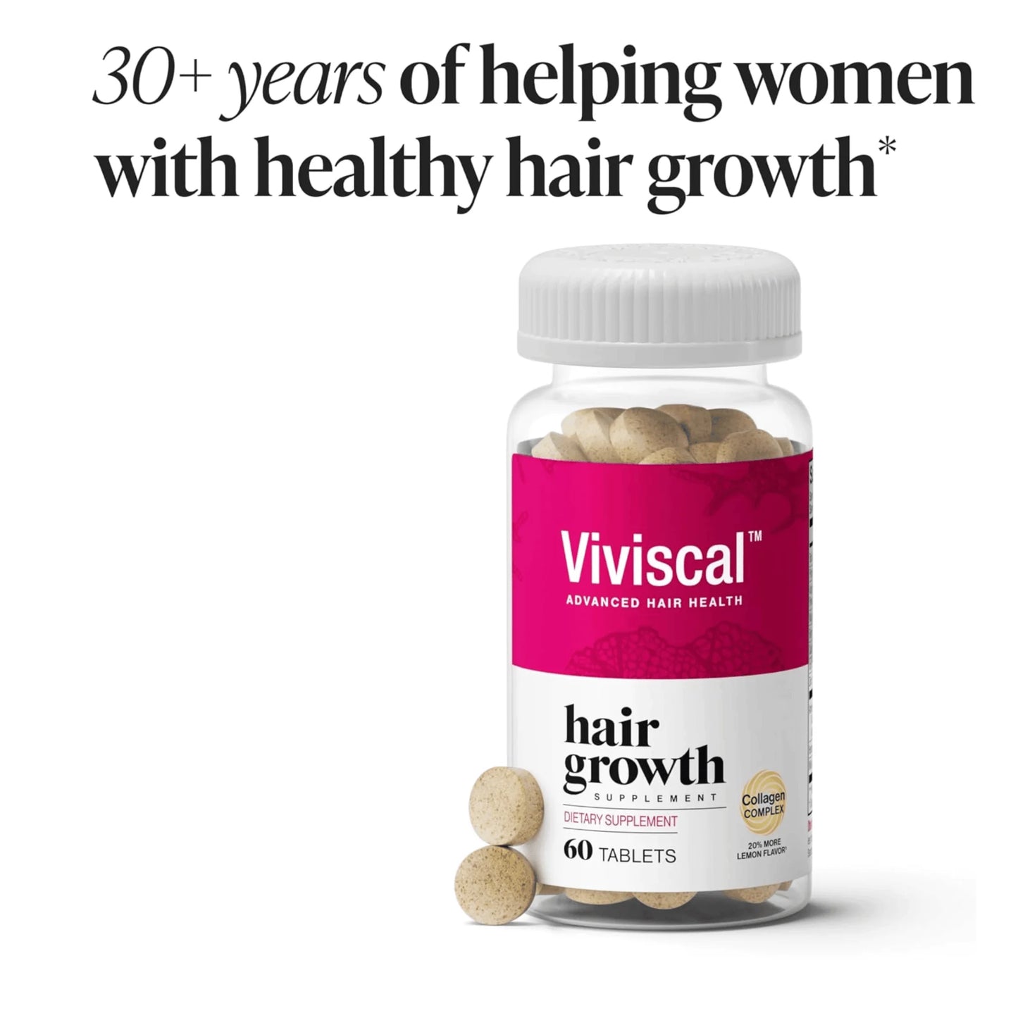 Viviscal Hair Growth Supplement for Women, 180 Tablets (3-Month Supply)