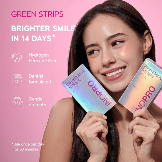 InoPro Green Teeth Whitening Strips