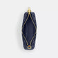 Coach Teri Shoulder Bag CAF82 in Blue Signature Denim with Vachetta Leather