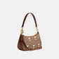 Coach Teri Shoulder Bag CBJ88 with Snoopy Print in Signature Coated Canvas