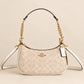 Coach Teri Shoulder Bag CV933 in Gold/Sand/Chalk Signature Canvas