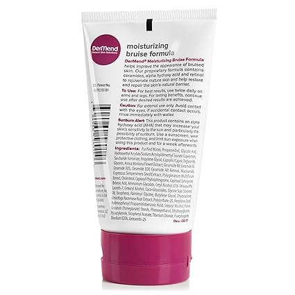 Tube of Demiand moisturizing bruise formula on a white background
