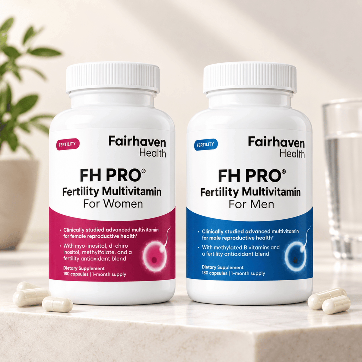 FH Pro Reproductive Health Multivitamin Combo Pack | Men & Women