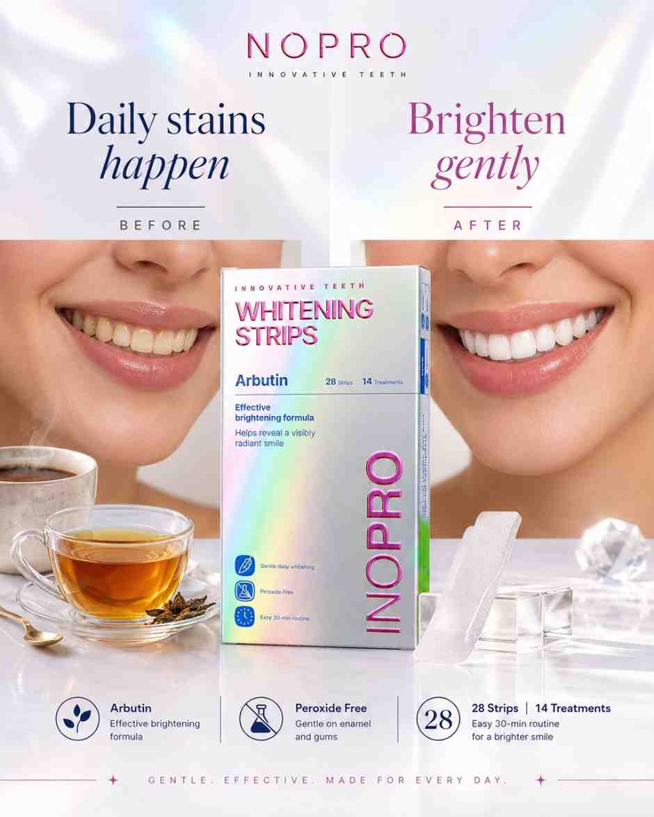 InoPro Teeth Whitening Strips (DENTIST RECOMMENDED)