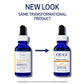 Obagi Professional-C Serum bottles with text indicating a new look but same transformational product.