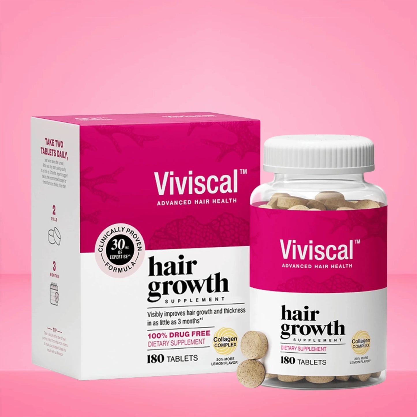 Viviscal Hair Growth Supplement for Women, 180 Tablets (3-Month Supply)