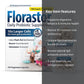 Florastor Daily Probiotic 250mg Capsules for Men and Women, 250 Count